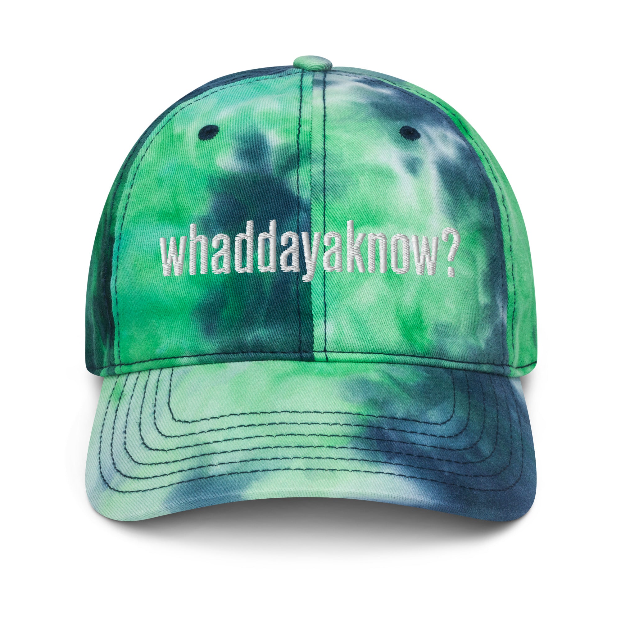 Whaddayaknow? Tie-Dye Splash - Logo Cotton Cap